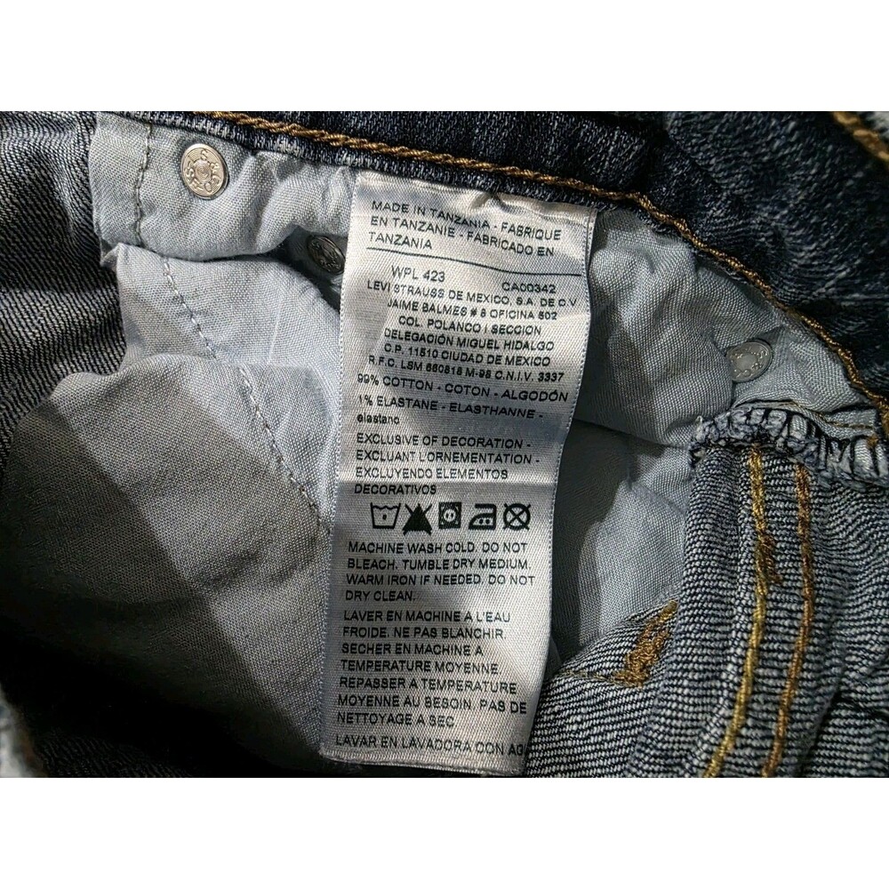 Signature by Levi Strauss Men S51 Straight Leg Jeans Medium Wash Blue W34 L30 - Picture 9 of 12